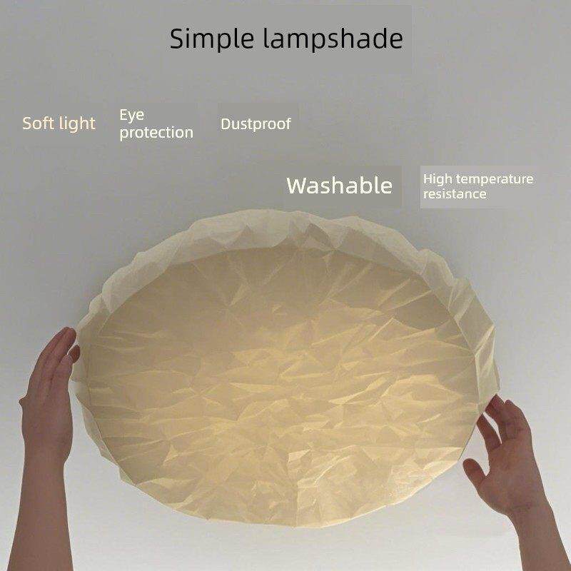 灯罩防刺眼婴儿月子遮光柔光卧室暖光吊灯遮光神器灯泡专用柔光罩