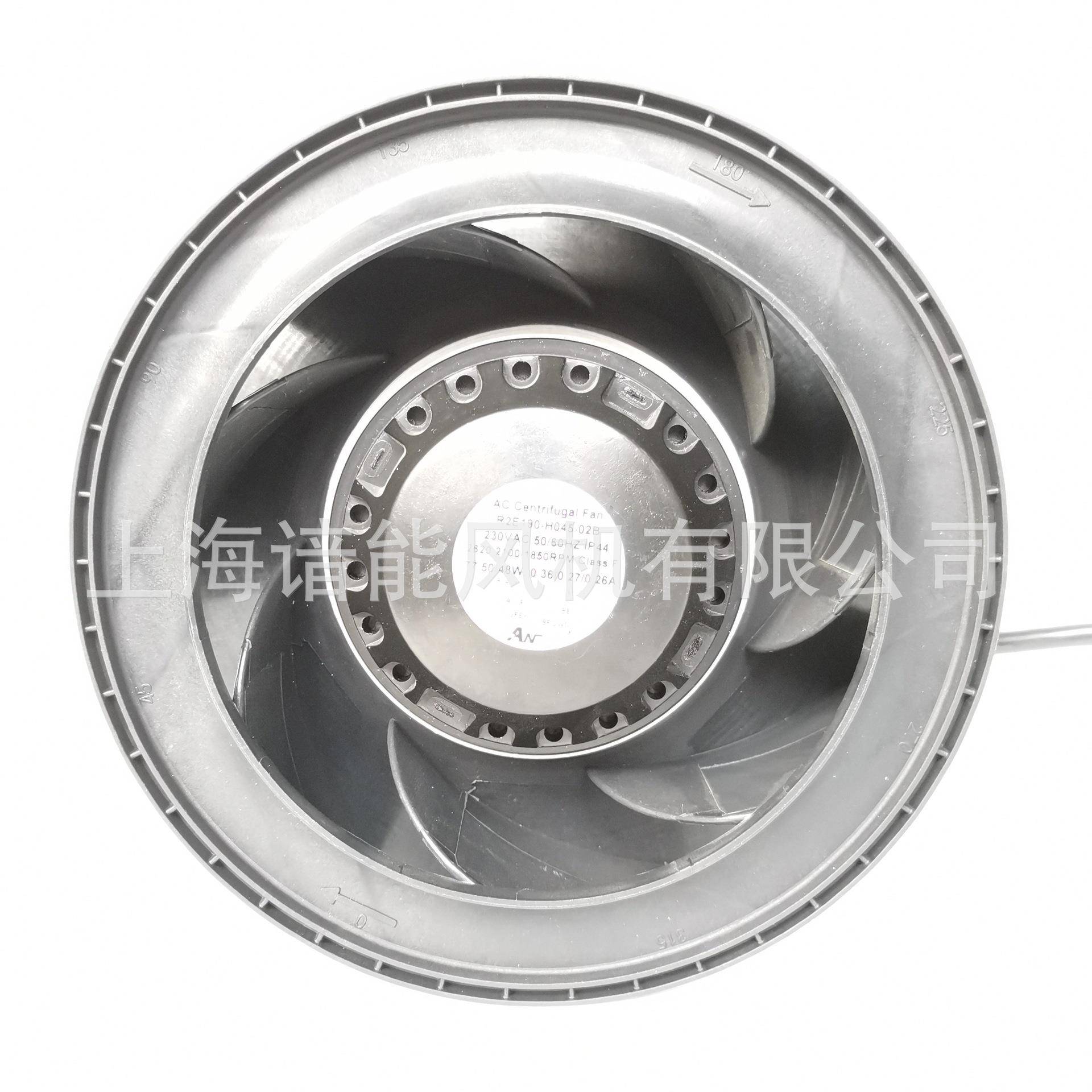 直销110v230V190离心风机宠物烘干机风机后倾离心风机散热风扇