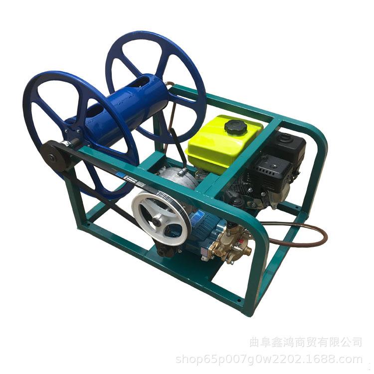 向日葵拉管电动喷雾器风送式喷雾器视频电动收管打药机
