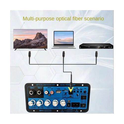 Car Bluetooth Digital Amplifier Board Dual Microphone