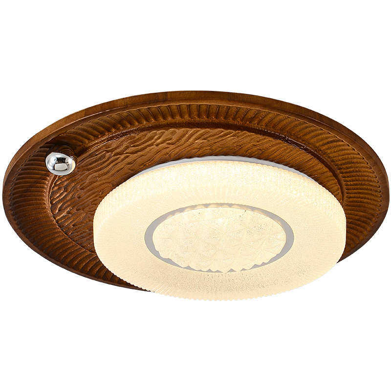 现代中古胡桃木纹卧室吸顶灯原木风美式复古日式书房房间护眼灯具,家装灯饰光源,智能吸顶灯,淘宝优惠券,粉丝福利购,淘宝优惠卷