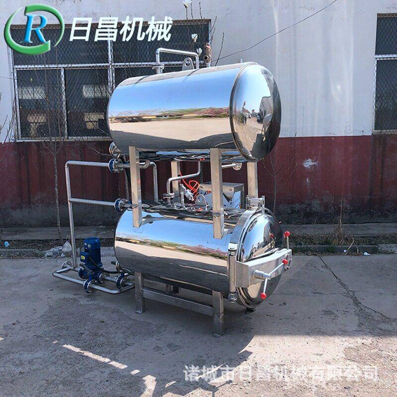 双层杀菌锅杀菌釜全自动温压电加热双层杀菌设备