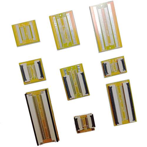 1.0间距转接空板延长PCB板带座子对接4/5/6/8/12/15/24/30/40P针