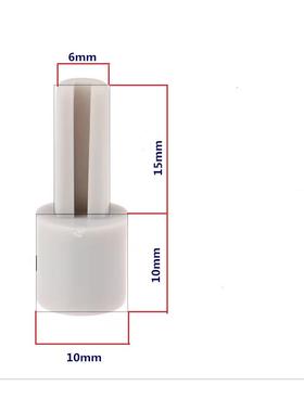 调音台电位器加长轴 灰色塑料延长轴25MMX10MM D半轴孔6MM HJ-332