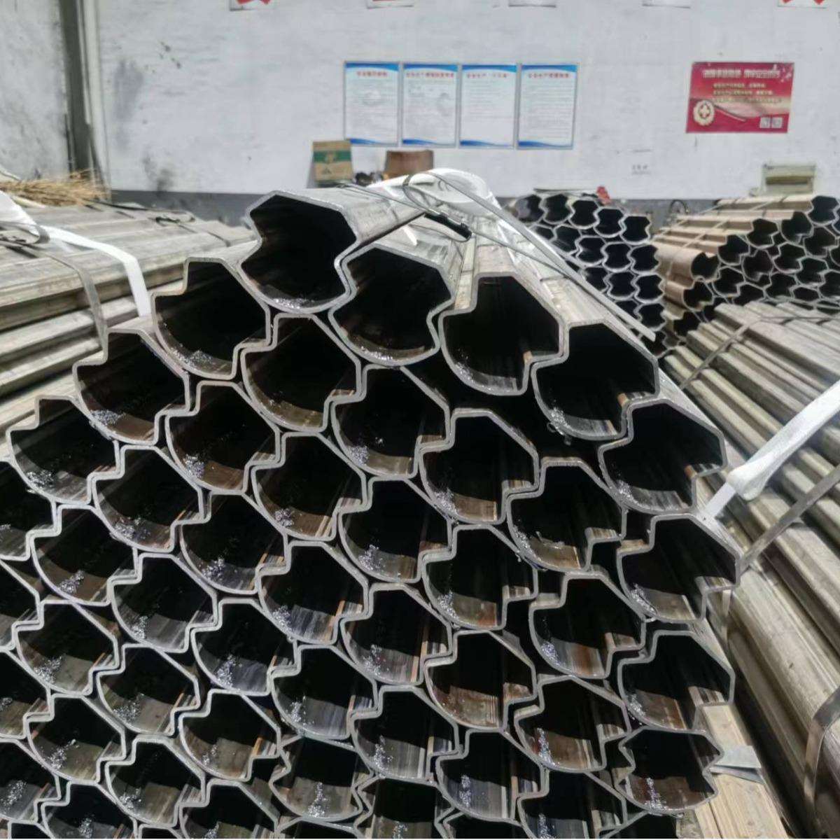 厂家供应 冷拉异型管 八字管 车棚 车架用异型八字管 生产