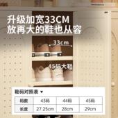 置室内带门防尘收 柜出租口屋无品牌 鞋 架家门用多层奶油风防尘鞋