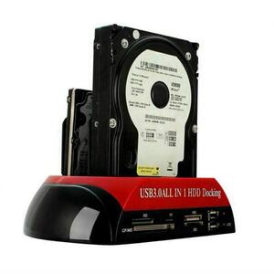 Dual All In 1 Hd/HDD Dock/Docking Station Hard Disk/Drive Hd