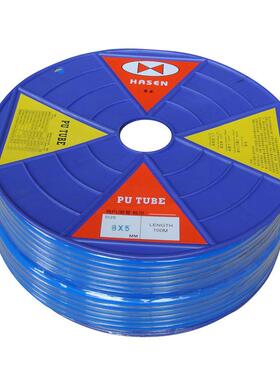 PU料气管6*4mm 8*5mm 10*6.5mm 12*8mm华盛气管外径直通空压机