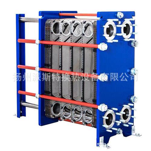 中外合资生产厂家派斯特可拆卸硝酸磷酸冷却器半焊接板式换热器