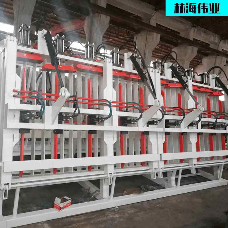 翻转式A型拼板机木工机械气压液压A型拼板机机械设备操控一体