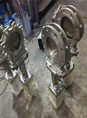 PZ673F-10CDN125气动铸钢刀型闸阀闸板阀排渣阀浆液阀