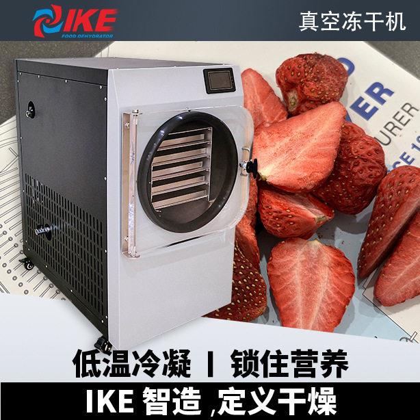 IKE一体式真空冻干机小型6-8kg冷冻干燥机水果虫草燕窝冻干粉家用