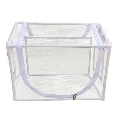 Portable Mini Gardening Rain Cover Greenhouse with Rack and
