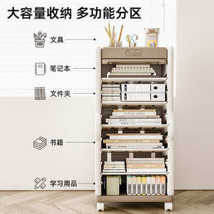 英禾儿童书架桌面可移动家用收纳架落地整理简易柜子宝宝收纳