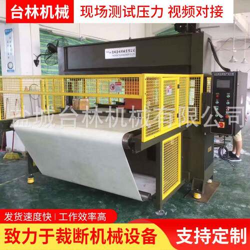 厂家直销皮带式全自动送料裁断机下料机四柱龙门移动头冲床