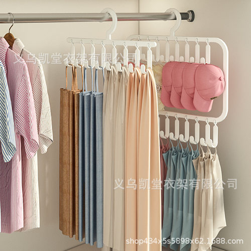晾衣架义乌挂钩挂钩双排塑料衣架