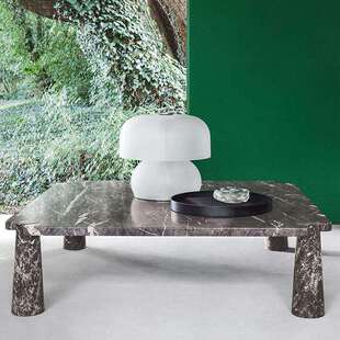 北欧大理石茶几简约现代小户型三角矮桌酒店样板房装 饰轻奢小茶几