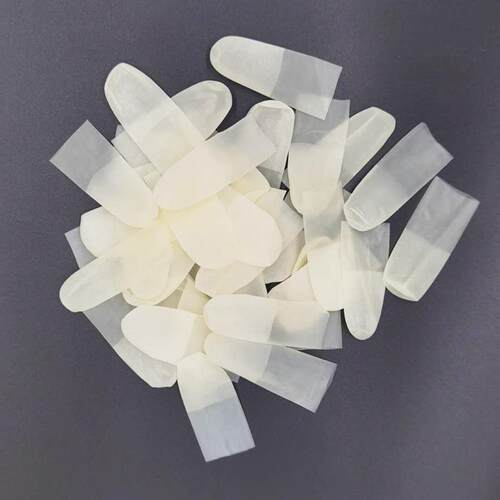 透明手指套超薄磨砂防滑防水无尘工厂手工美甲纹绣防干裂保护指套