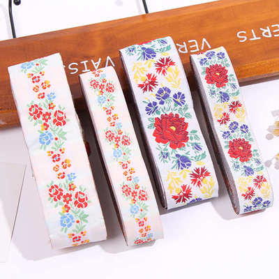 民族风波西米亚风微立体织带花边花纹清晰细腻服装辅料DIY