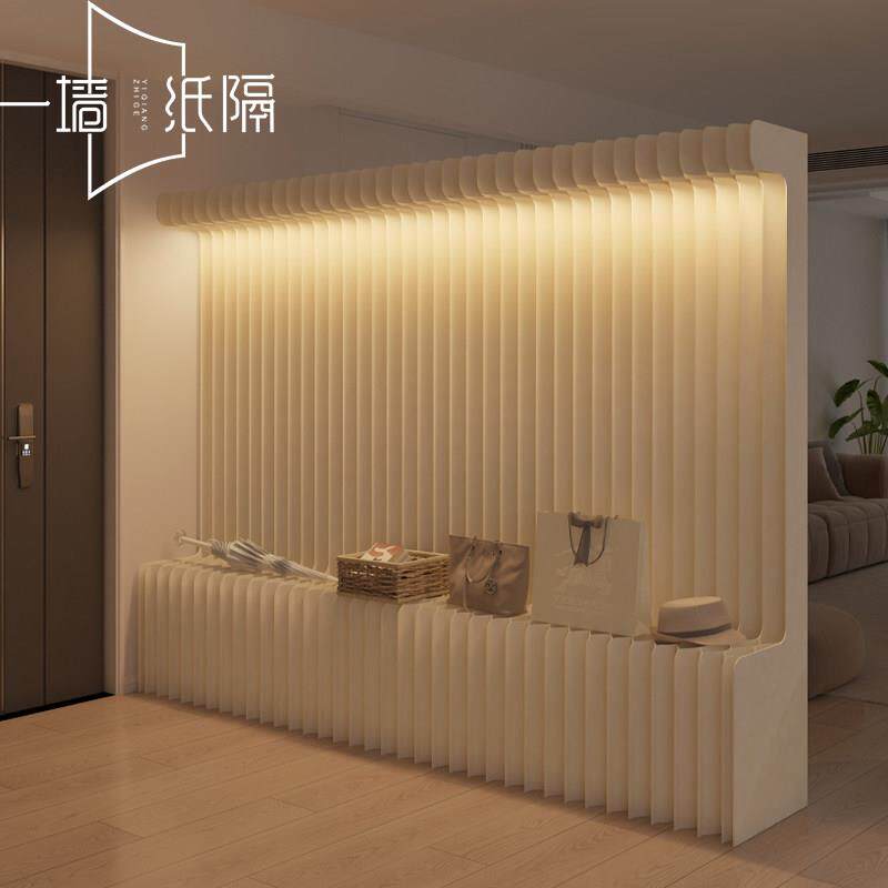 屏风隔断办公室隔断置物展台墙玄关客厅遮挡美容院隔断墙简易自装