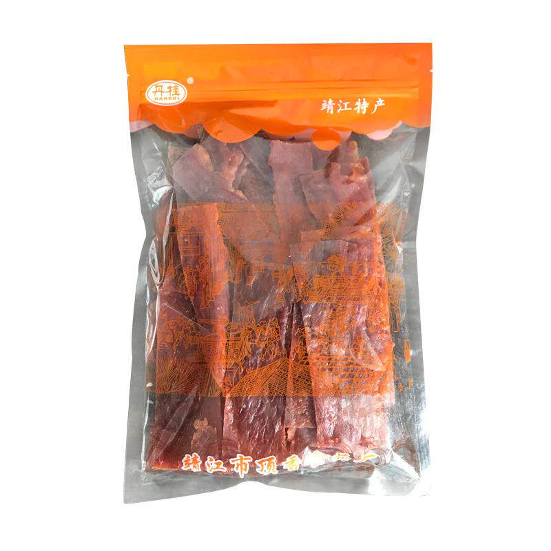 靖江特产顶香原味蜜汁猪肉脯付片自然片猪肉干500克肉类零食