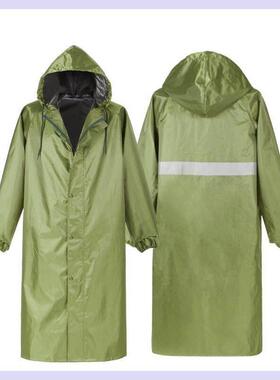 Men Women Raincoat Outdoor Rainwear EVA Cloth Hoodie Long Ra