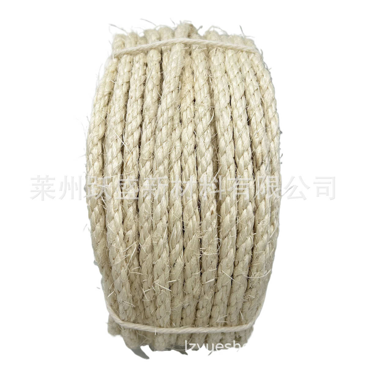 爬装饰捆绑厂家供应剑麻猫绳麻绳6mm漂白工艺三股绳柱42m编织剑麻