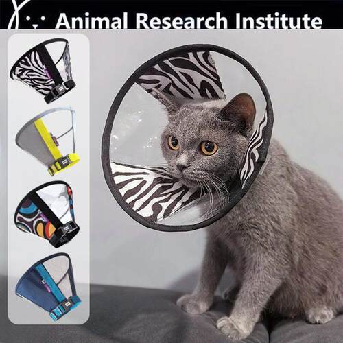 伊丽莎白圈柔软EVA猫咪绝育术后护理头套耻辱项圈狗狗防舔咬脖套