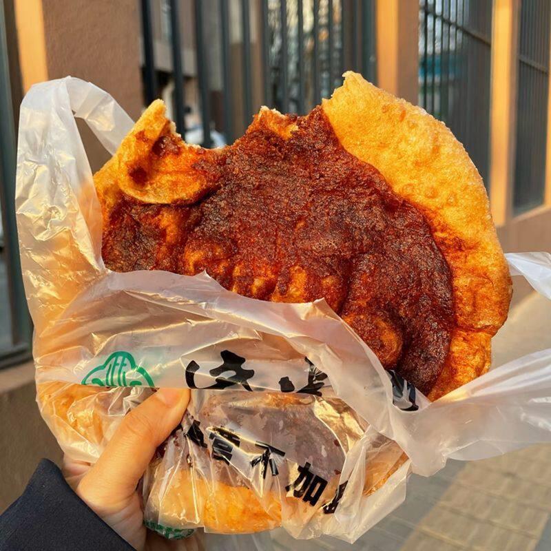 【紫光园糖油饼】北京紫光园奶皮子故宫联名款清真小吃牛奶早餐