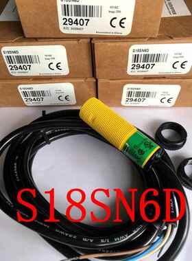 全新原装美国BANNER邦纳M18圆柱形光电开关 S18SN6D S18SP6D议价