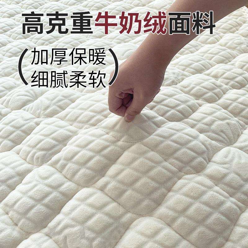 床垫遮盖物家用卧室软垫加绒加厚床褥垫租房专用垫被褥子柔软