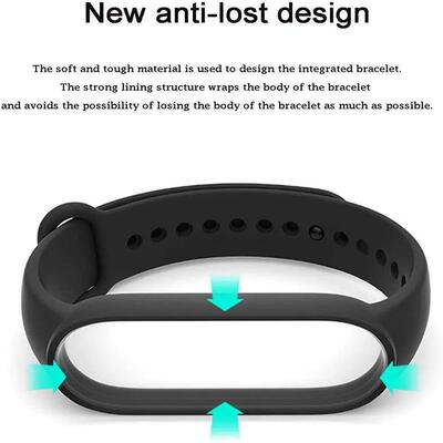 Strap For Xiaomi Mi Band 8 7 6 5 4 3 Silicone Smartwatch Wri