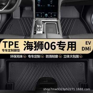 比亚迪海狮06EV06DMI专用TPE汽车脚垫全包围专车专用汽车脚垫