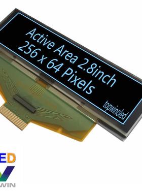 2.8寸oled液晶屏2.8寸蓝光UG5664ALBDF01驱动2.9英寸蓝色裸屏