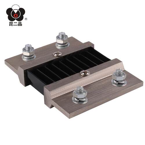 直流分流器昆二晶FL-2 B级1000/1500A75mV0.5级外附小型电流表分