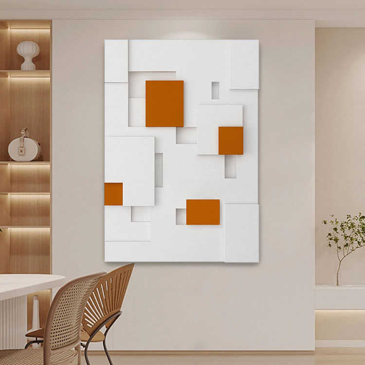简约现代客厅装饰画玄关过道3D立体雕刻壁画会所酒店砂岩浮雕挂画图片