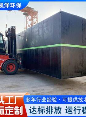 工业废水雨水处理设备地埋式一体化生活污水处理设备环保废水装置