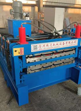 840-900型全自动双层压瓦机含两台卷料放料机全自动分条剪板机