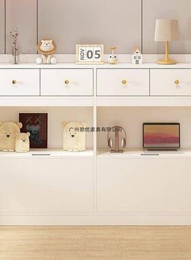 床头柜床夹缝柜柜尾实HDW木约卧室置物柜书柜收纳柜简靠墙床边柜