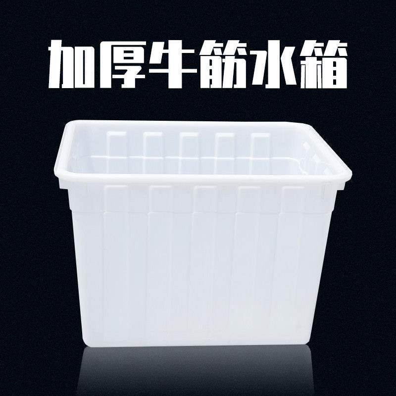 加厚牛筋塑料水箱长方形养鱼水产养殖箱大盆家用方桶储水桶塑料桶