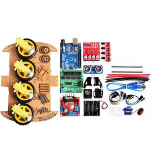 小车底盘 智能小车套件 编程 uno开发板 DIY套件 4WD 寻迹小车