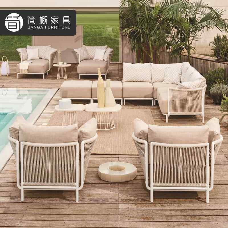 欧户外藤编藤椅沙41发休闲庭院合别露台组设计师花园墅室北外藤家,住宅家具,户外沙发,淘宝优惠券,粉丝福利购,淘宝优惠卷