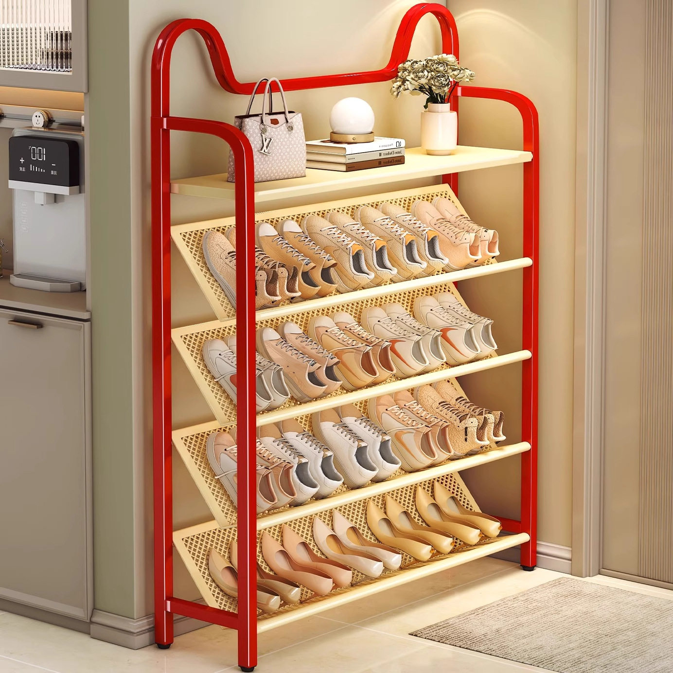 新款2026鞋架多层用门口入户出租房用宿舍窄小型鞋柜鞋子收纳架,住宅家具,鞋架,淘宝优惠券,粉丝福利购,淘宝优惠卷