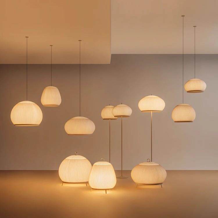 班中牙Vi西bia吊 Knit餐厅灯现代简约设计师侘寂古风茶室编织灯具