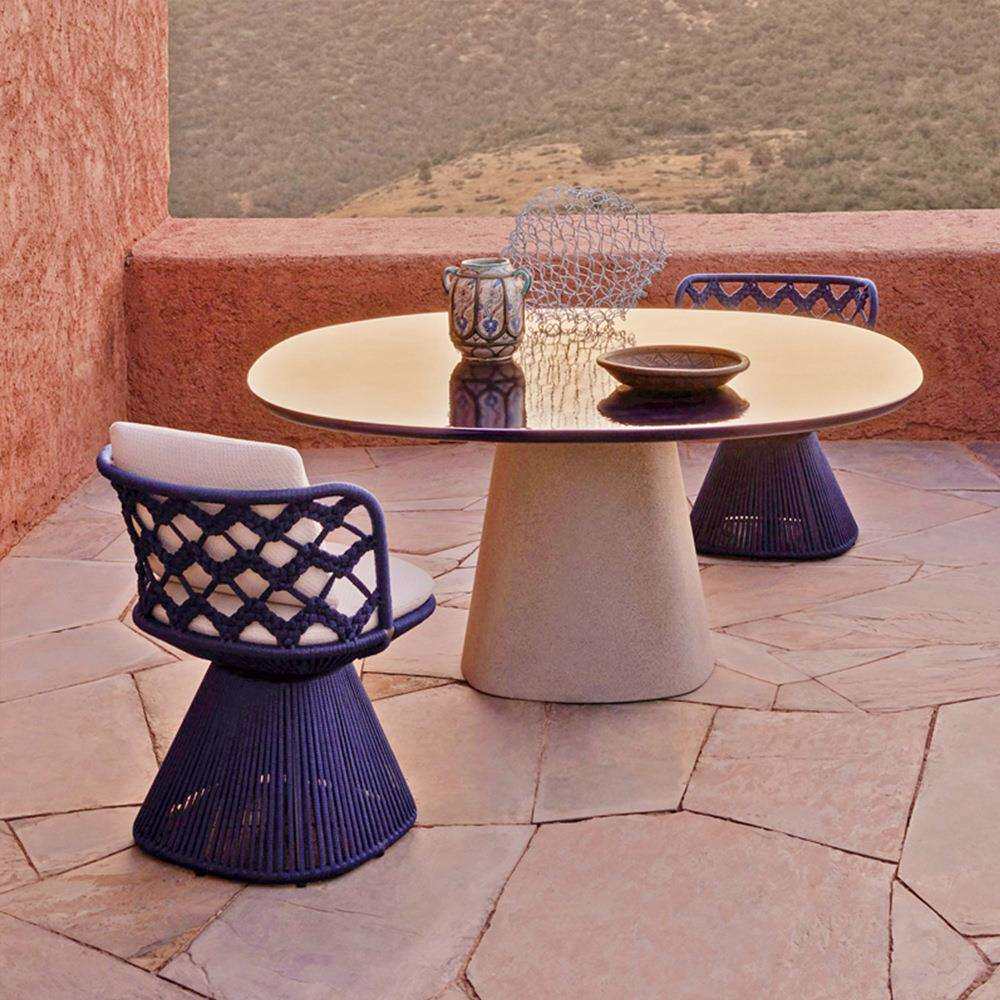 户外阳台藤椅三件套组合露天沙发椅防水花园庭院休闲藤编桌椅家具