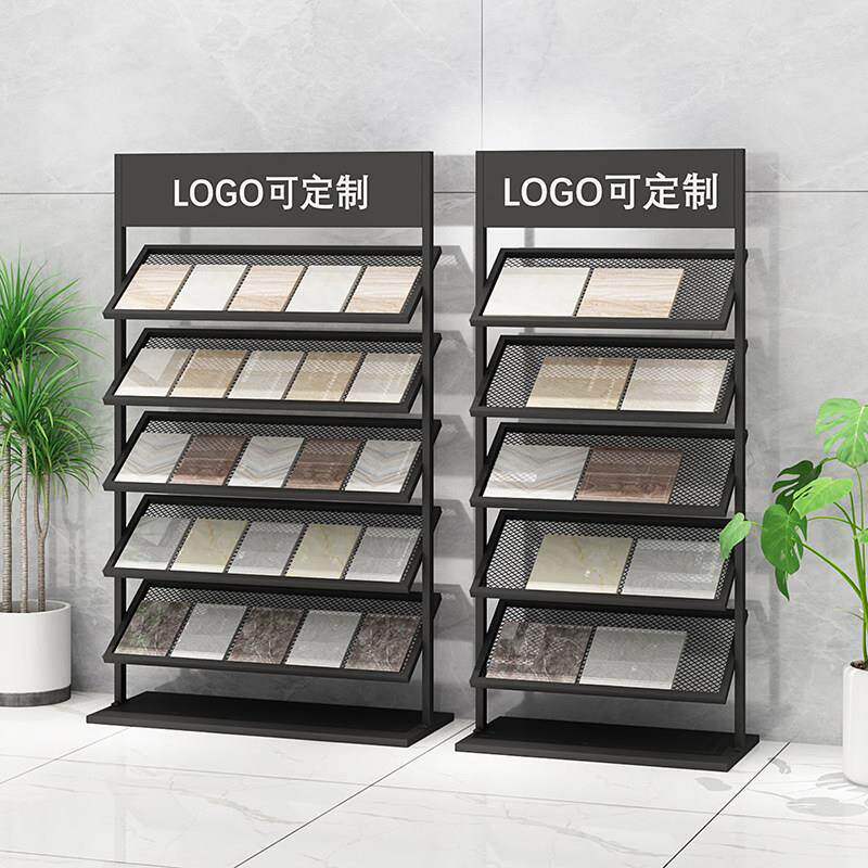 瓷砖展示架样板样品整体橱柜门板色板多功能鞋架金属样板移动色板