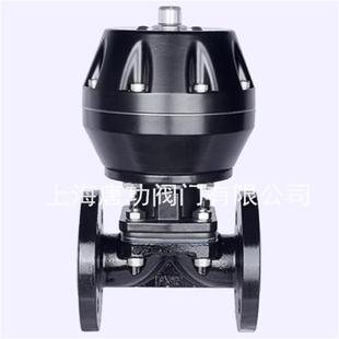 碳钢气动衬氟法兰隔膜阀气动法兰隔膜阀耐高温耐酸碱G641F46 16C