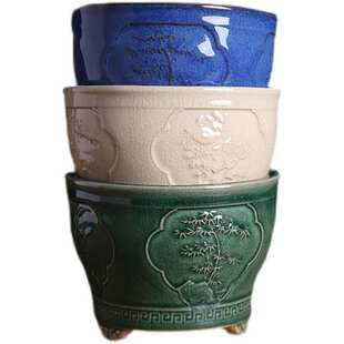 『#四友兰盆』张治成款高档手工釉盆精品盆景绿植花盆