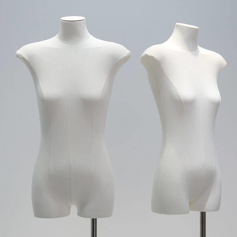 扁身模特道具女韩版女装扁平胸宽肩半身橱窗人台服装店展示架全身
