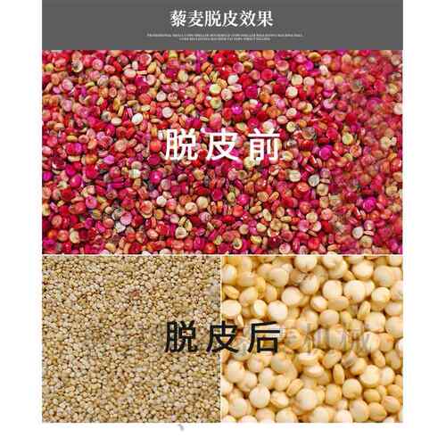 藜麦脱皮抛光机 藜麦脱皮设备 藜麦清理机 藜麦去壳去皂苷设备